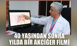 40 yaşından sonra yılda bir akciğer filmi