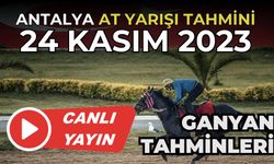 24 Kasım 2023 Antalya at yarışı tahminleri | Antalya at yarışı | TJK TV İZLE
