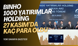 BINHO kaç para oldu? | 1000 yatırımlar holding halka arzda son durum