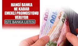 Hangi banka ne kadar emekli maaşı promosyonu veriyor?