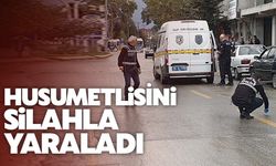 Husumetlisini silahla yaralayıp kaçtı