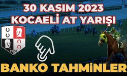 Kocaeli at yarışı tahminleri | Kocaeli at yarışı 30 Kasım 2023 | Kocaeli at yarışı tahminleri