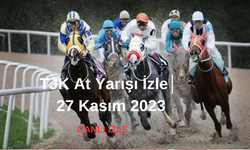 TJK TV Canlı İzle | TJK At Yarışı Oyna  |  TJK At Yarışı İzle 27 Kasım 2023