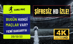 20 Aralık 2023 Bu akşam hangi maçlar var? 20 ARALIK 2023 şifresiz canlı maç izle!