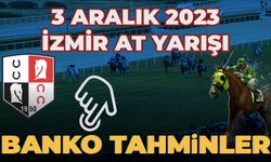 İzmir at yarışı tahminleri 3 Aralık 2023 | İzmir at yarışları | İzmir Altılı ganyan | İzmir AT yarışı tahminleri