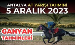 Antalya at yarışı tahminleri | 5 Aralık 2023 Antalya at yarışı tahminleri | Antalya at yarışı canlı izle!