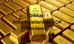 Altın Fiyatları Sert Düşüşte: Kilogram Başına 1 Milyon 866 Bin Lira