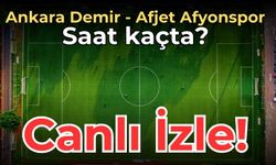 Ankara Demir - Afjet Afyonspor maçı canlı izle 2 Aralık 2023 | Ankara Demir - Afjet Afyonspor maçı hangi kanalda?