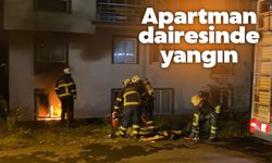Apartman dairesinde yangın