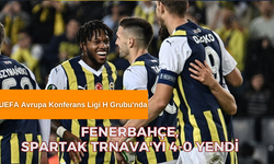 UEFA Avrupa Konferans Ligi H Grubu'nda Fenerbahçe, Spartak Trnava'yı 4-0 yendi
