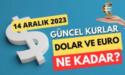 14 ARALIK 2023 DOLAR VE EURO NE KADAR? GÜNCEL DÖVİZ KURLARI 14 ARALIK 2023