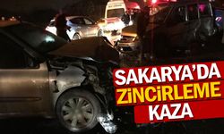 Sakarya'da zincirleme kaza! 4 kişi yaralandı