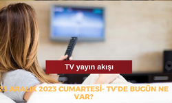 23 Aralık 2023 TV Yayın Akışı, Bu akşam TV'de ne var? | 23 ARALIK ATV, KANAL D, FOX, STAR, SHOW, TRT 1, TV8
