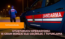 Yol Kontrolünde Uyuşturucu Operasyonu: 15 Gram Bonzai Ele Geçirildi, 1 Tutuklama