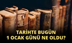 1 Ocak tarihte bugün ne oldu? 1 Ocak günü ne oldu?