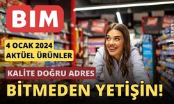 4 OCAK 2024 BİM'de hangi ürünler var? 4 OCAK BİM AKTÜEL ÜRÜNLER KATALOĞU | 4 OCAK BİM İNDİRİMLİ ÜRÜNLER