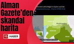 Alman gazeteden skandal Türkiye haritası