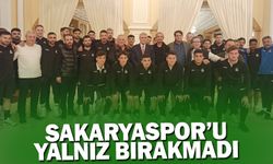 Başkan Yüce Sakaryaspor'u yalnız bırakmadı