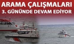 Marmara Denizi'nde batan geminin mürettebatını arama çalışmaları 3. gününde devam ediyor