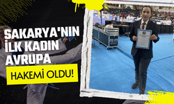 Sakarya'nın ilk kadın Avrupa hakemi oldu!