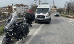 Kocaeli'de motosikletin çarptığı kadın yaralandı