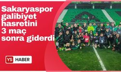 Sakaryaspor, galibiyet hasretini 3 maç sonra giderdi