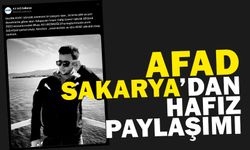 AFAD Sakarya'dan Hacimoğlu paylaşımı