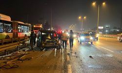 Kocaeli'de iki hafif ticari aracın çarpıştığı kazada 1 kişi yaralandı
