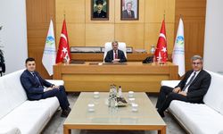 Sakarya Gümrük Müdürü İbrahim Aksoy'dan Başkan Alemdar'a ziyaret