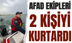 Mahsur kalan 2 kişi AFAD ekiplerince kurtarıldı