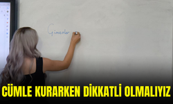 Türkçe Öğretmeni Bahar Şimşek: ''Cümle kurarken dikkatli olmalıyız''