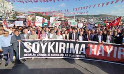 Gemlik’te Gazze’ye destek yürüyüşü