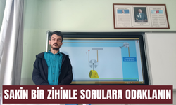 Şahin: ''Sakin bir zihinle sorulara odaklanın''