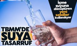 TBMM'de su tasarrufu sebille başladı