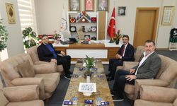 Şenol Dinç AGDAŞ Genel Müdürü Mesut Yaşar Uzun'u misafir etti