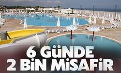 6 günde iki bin misafir ağırladı