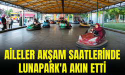 Aileler Akşam Saatlerinde Lunapark'a Akın Etti