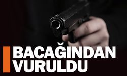 Alacak-verecek meselesinde bacağından vuruldu