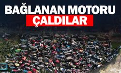 Evrak eksikliğinden bağlanan motorlarını yedieminden çaldılar