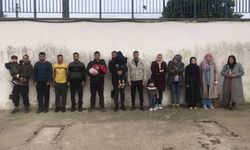 Kocaeli'de 13 düzensiz göçmen yakalandı