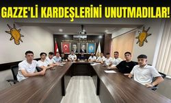 Gazze'li kardeşlerini unutmadılar!