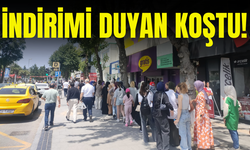 İndirimi duyan koştu