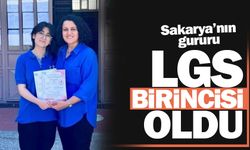 Sakarya'nın gururu LGS'de birinci oldu