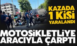 Ters şeritten dönen cipe çarptı ağır yaralandı!