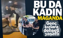 Kadın maganda dehşet saçtı