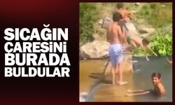 Sıcağın çaresini burada buldular