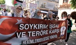 İsrail'in Gazze'ye yönelik saldırıları protesto edildi!
