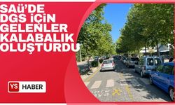 SAÜ'de DGS sınavı için gelenler araç trafiği oluşturdu