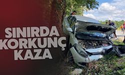 Sınırda korkunç kaza!