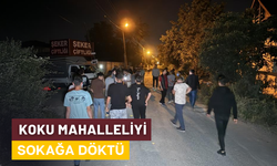 Koku mahalleliyi sokağa döktü: AFAD ve çok sayıda ekip bölgeye sevk edildi